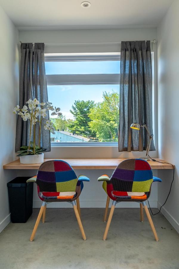 Hotel-Appartements De La Gare Val-David Ngoại thất bức ảnh