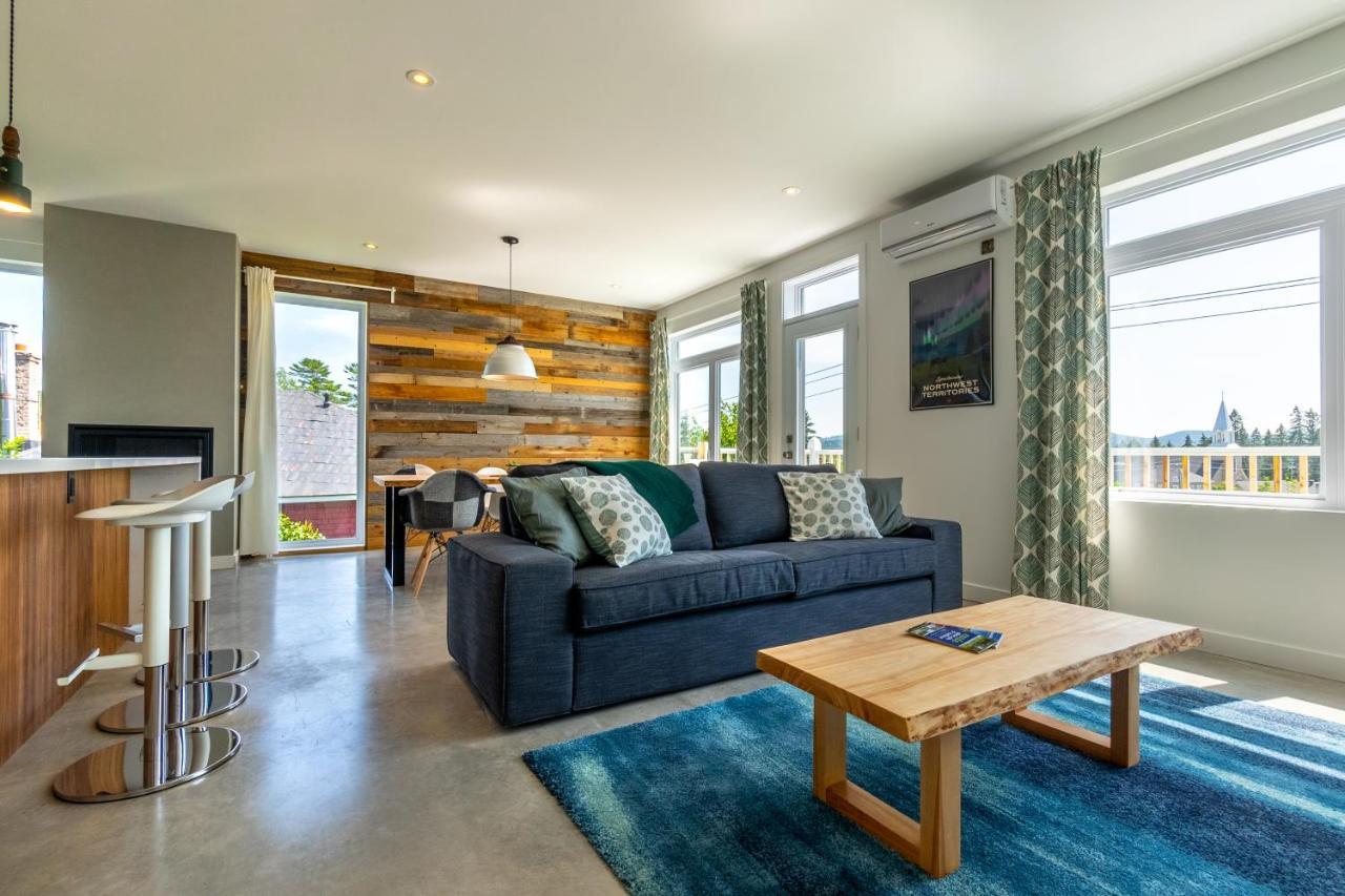 Hotel-Appartements De La Gare Val-David Ngoại thất bức ảnh