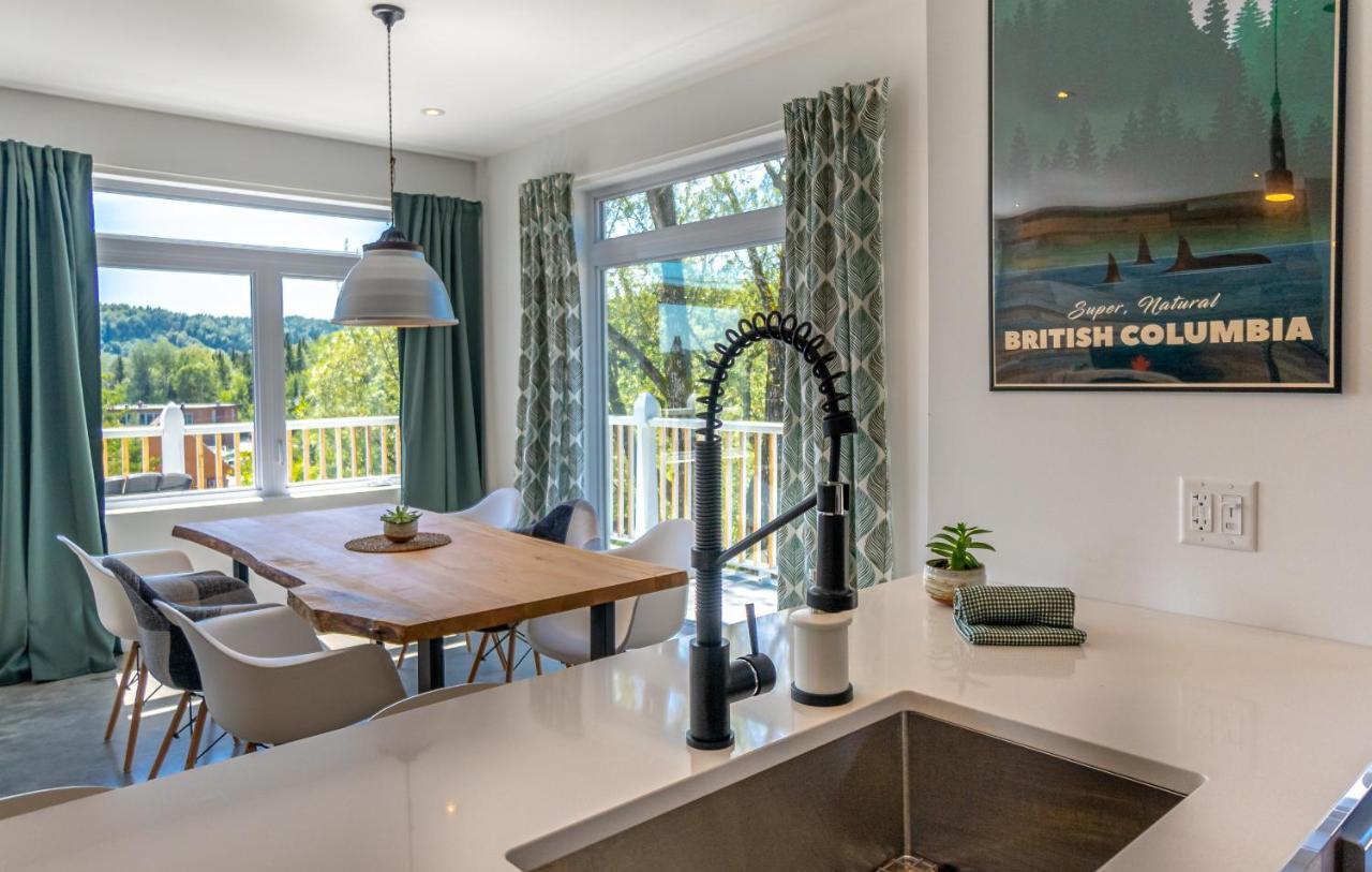 Hotel-Appartements De La Gare Val-David Ngoại thất bức ảnh
