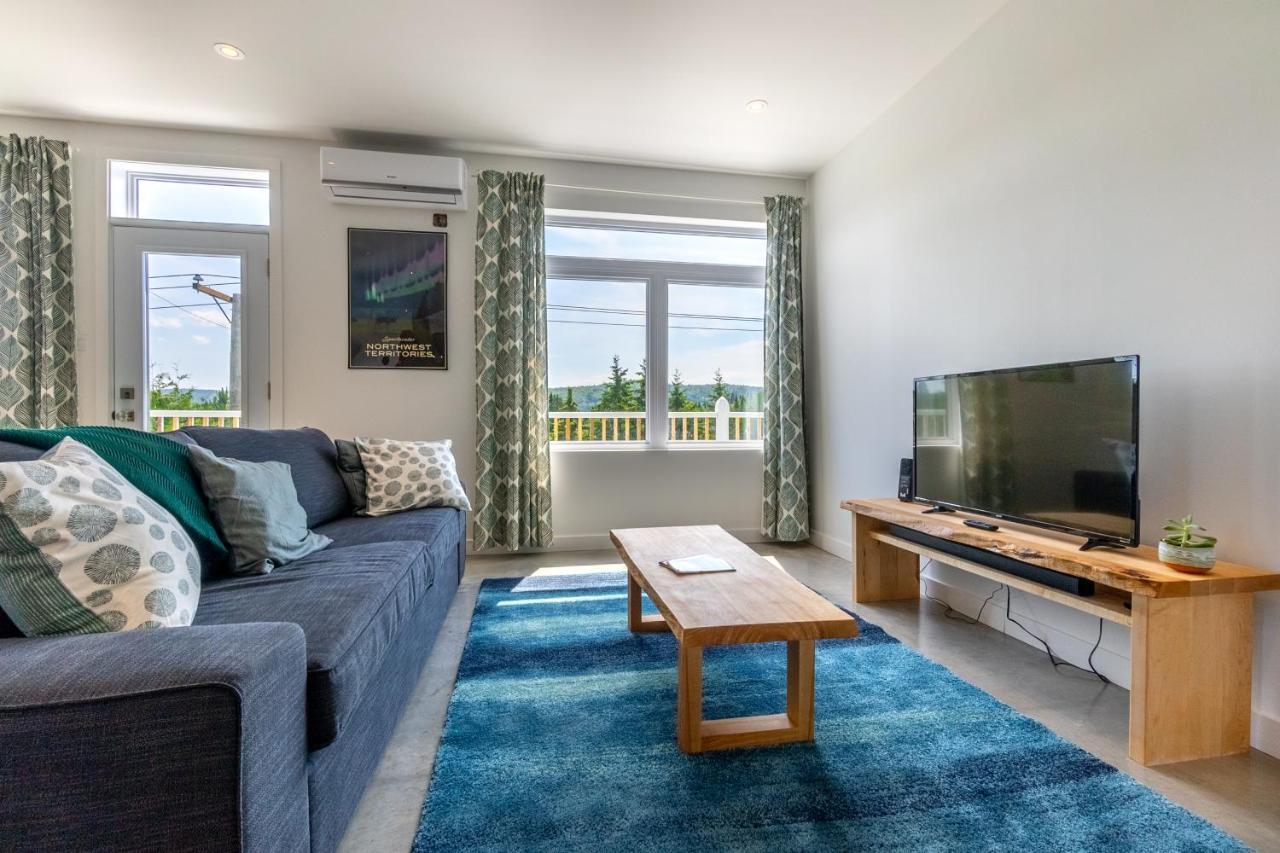 Hotel-Appartements De La Gare Val-David Ngoại thất bức ảnh